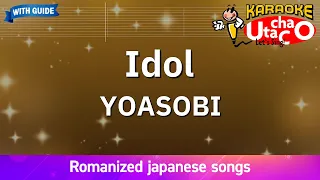 Idol – YOASOBI (Romaji Karaoke with guide)