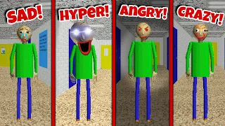 The Many Strange Moods Of Baldi... | Baldi's Basics