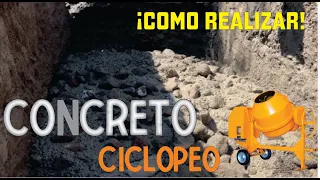 Proceso de fabricación  de concreto ciclópeo | Ma Arquitectos