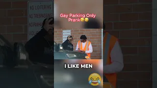 Would you act gay to get out of this ticket? #prank #parking #viral