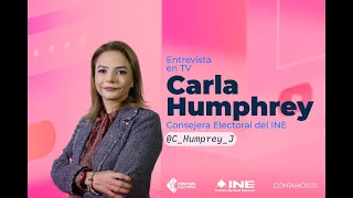 Son momentos muy complejos para el INE con la aprobación de la reforma electoral: Carla Humphrey