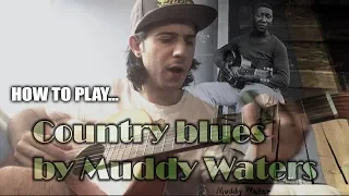 Country Blues by Muddy Waters (slide) | Spanish tuning lesson 1