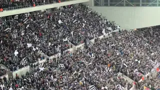 Incredible atmosphere, SJP, cup semi final, NUFC V SOUTHAMPTON. 31/01/2023 AC-DC, Thunderstruck