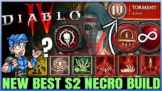 Diablo 4 - New Best S2 Highest Damage Necromancer Build - IMMORTAL Blood Combo is OP - Full Guide!