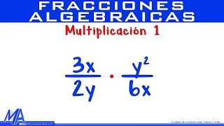 Multiplicación de fracciones algebraicas | Ejemplo 1