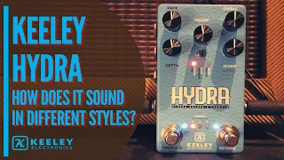 Keeley Hydra - How it sounds in various styles of music