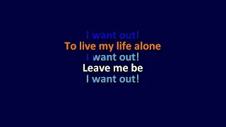 Helloween - I Want Out - Karaoke Instrumental Lyrics - ObsKure