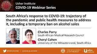 UI COVID-19 Webinar 15: South Africa's response to Covid-19: trajectory of the pandemic