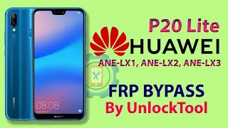 Huawei P20 lite FRP Bypass 1 Click 2022 | Huawei Nova 3e Google Account Bypass UnlockTool