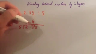 Dividing Decimals by whole numbers - Corbettmaths