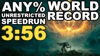 WORLD RECORD Elden Ring Any% Unrestricted Speedrun in 3:56