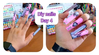 The easiest way to make paper nails you've never seen before!✨️💅 cute bff gift👭