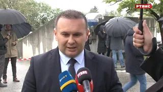 Podrška Dodiku i Lukiću pred Sudom BiH, RTVIS, 17.4.2024.