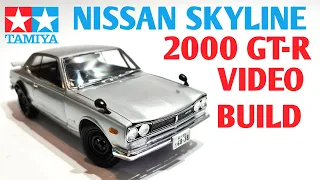 Tamiya 1/24 Nissan Skyline 2000 GT-R - Video Build