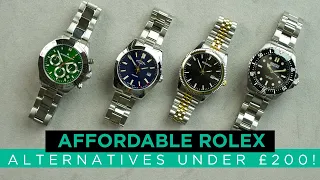 Affordable Rolex Alternatives under £200!