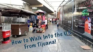 How to Cross into the U.S. from Tijuana Mexico Using The San Ysidro Border Crossing 2019