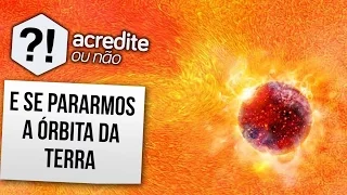 O QUE ACONTECERIA SE A TERRA PARASSE SUA ÓRBITA NO SOL