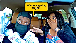 BANK R0BBRY PRANK ON MY GIRLFRIEND *EXTREME