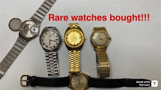 SUPER RARE WATCHES bought from thrift store