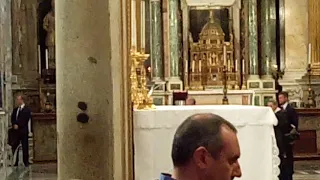 Ingresso di PAPA FRANCESCO nella Basilica di S. Giovanni,  lun. 14.05.2018