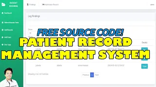 Patient Record Management System using PHP MySQL | Free Source Code Download