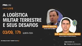 🔴 LIVE | A LOGÍSTICA MILITAR TERRESTRE E SEUS DESAFIOS com General Marcelo Carvalho Ribeiro