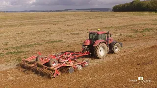 Déchaumage / CASE IH 1170 CVX & horsch joker 6 rt / Gaec du pont