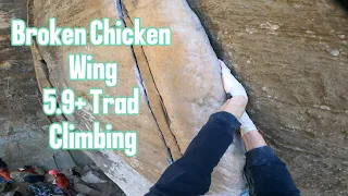 Red River Gorge Trad Climbing: Broken Chicken Wing 5.9+