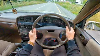 1992 Toyota Mark II (2.0 135 HP Japan Classics) - POV TEST DRIVE