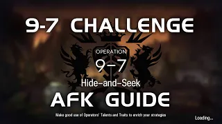 9-7 CM Challenge Mode | Main Theme Campaign | AFK Guide |【Arknights】