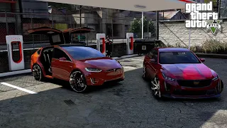 GTA 5 - REAL STREET HUSTLER - SOLD THE CT5 & TRAPPED IN A TESLA MODEL X ON FORGIATO'S #13