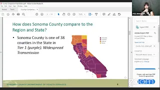 September 4 Sonoma County Public Health Officer Update on Coronavirus