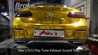 2020 MB E450 4MATIC Mar's ECU Pop Tune Exhaust Sound Test