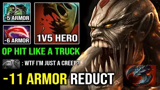 WTF -11 Armor Reduct Desolator Lifestealer 1v5 Hard Carry 175% Lifesteal Deleted Everyone Dota 2