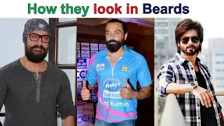 Bollywood Actors how they look in beards