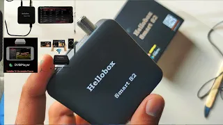 Hellobox Smart S2 TV Receiver Play On Mobile Phone Satellite Finder Support TV Play Hellobox B1 find