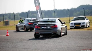 BMW M4 GTS vs C63 AMG 2016 vs RS3 8V vs M5 F10 vs AMG GTS vs Corvette C7 !