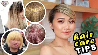 DRUGSTORE HAIRCARE | PROPER HAIR CARE + TIPS |  DAMAGED HAIR CARE ROUTINE | MAE LAYUG