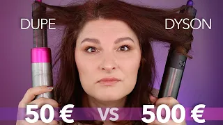 DYSON Airwrap VS DUPE von Amazon! Was kann der 50€ Fake? (Live-Test) #misolde