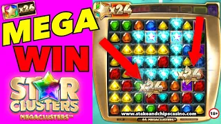 **MUST SEE** MY BIGGEST EVER WIN ! - Star Clusters slot Bonus