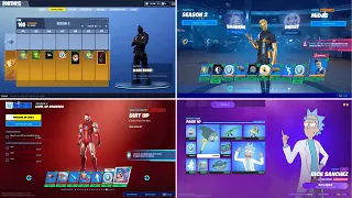 Evolution of Fortnite Battle Pass! (Chapter 1 Season 1 - Chapter 2 Season 7)