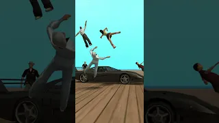 ASIK JUGA NABRAKIN ORANG PAKE MOD SLOW MOTION 🤣 - GTA SA