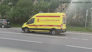 RUSSIAN AMBULANCE | Подборка АСМП с сиреной и маяками