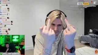 Adin Ross reacts to xQc Flexing on Jynxzi