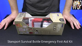 Stansport Survival Bottle Emergency First Aid Kit