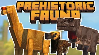 НОВЫЙ МОД НА ДИНОЗАВРОВ В СТИЛЕ ВАНИЛЛЫ - PREHISTORIC FAUNA ПОЛНЫЙ ОБЗОР ГАЙД ПО МОДУ НА MINECRAFT