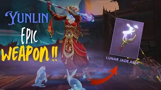 Yunlin 🐰 New Epic weapon "Lunar Jade Aria" 🌌 ability and gameplay | Shadow Fight 4 Arena