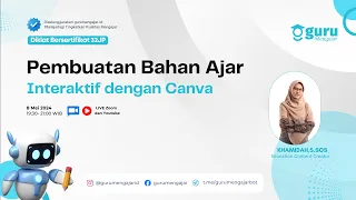 Pembuatan Bahan Ajar Interaktif dengan Canva