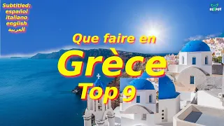 Top 9 des Endroits à Visiter en GRÈCE - Voyage Vidéo