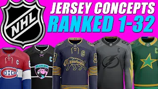 NHL Jersey Concepts Ranked 1-32! (Designs by Nashnorf)